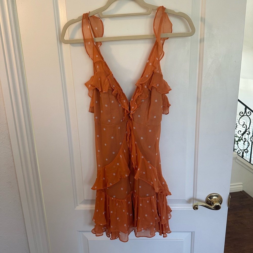 For love and Lemons Analisa polka dot dress